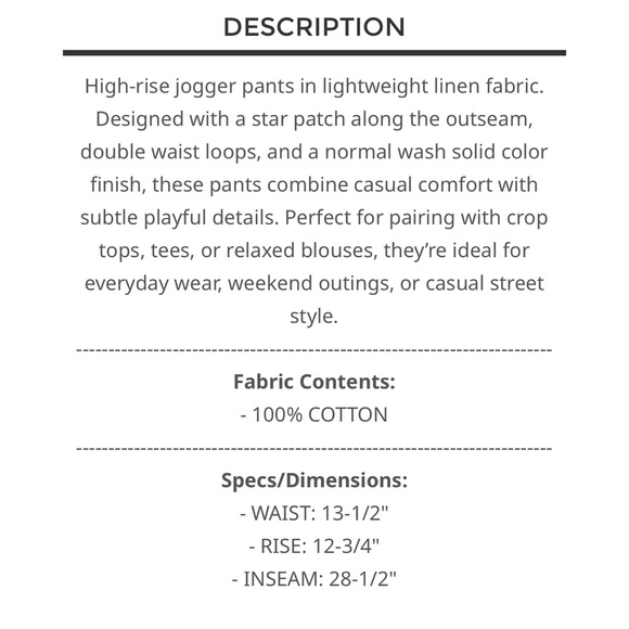 POL Women's Light Blue Star Joggers - Picture 7 of 7